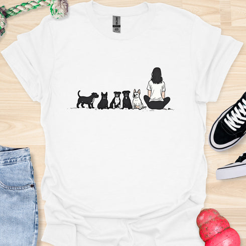 Just a girl who loves bulldogs - V2 - 3D Text T-Shirt